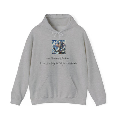 Sweatshirt -  Heavy Blend Hooded - Havana Elephant 100m  dash!