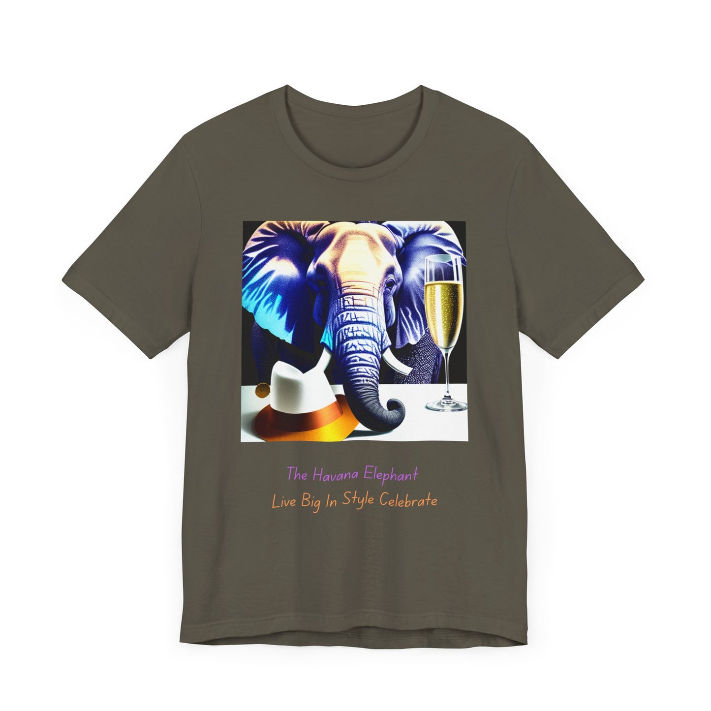 Havana Elephant Unisex Jersey Short Sleeve Tee