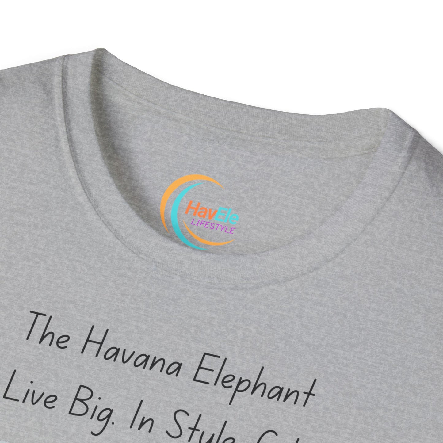 Havana in Paris  Tee - Unisex Softstyle - The Havana Elephant Brand