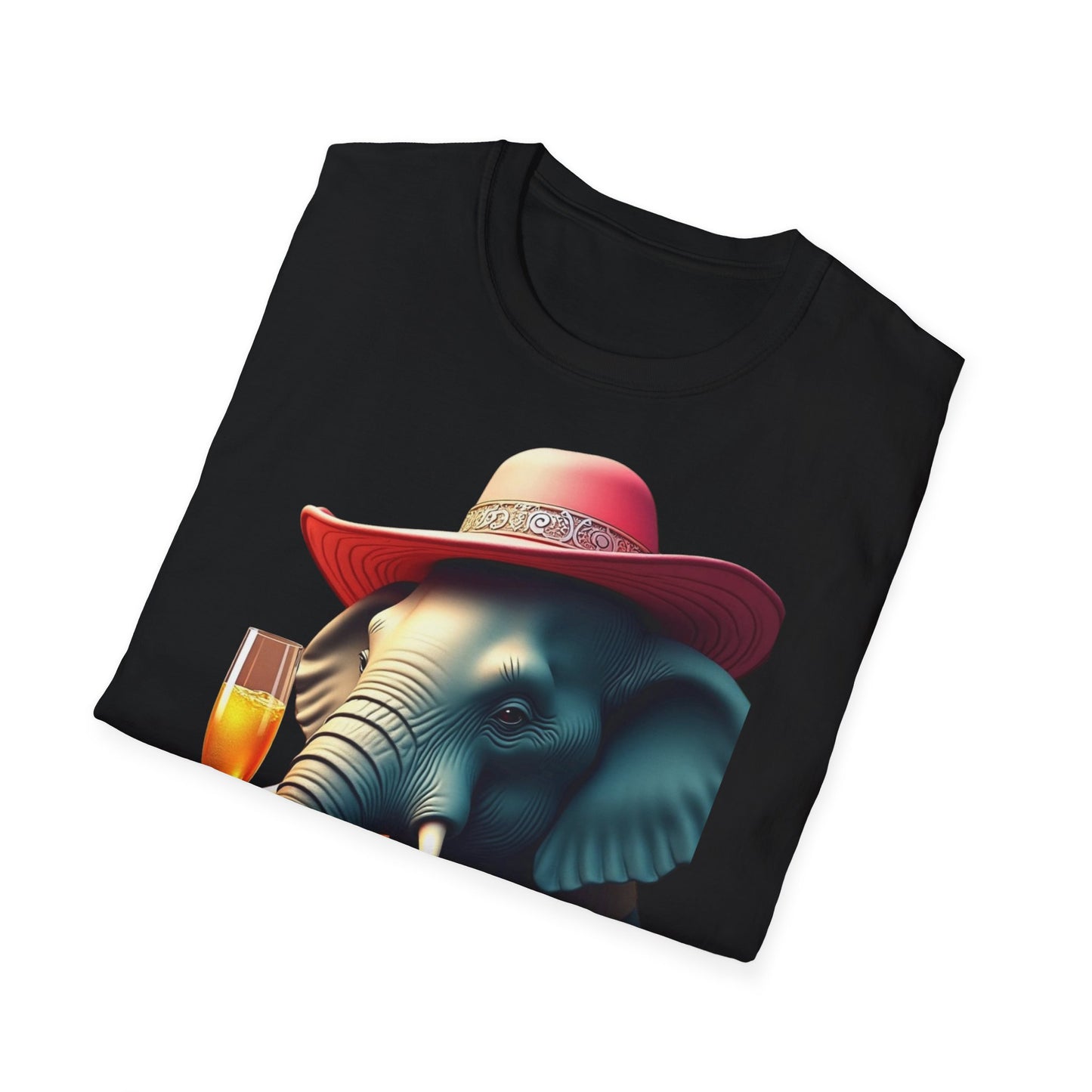 Havana Elephant T-Shirt - The Havana with pink Cuban Hat !