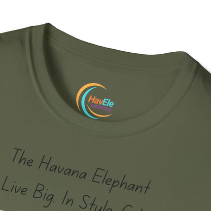 Havana in Paris  Tee - Unisex Softstyle - The Havana Elephant Brand