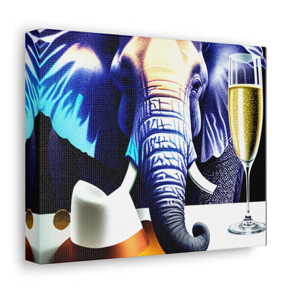 Havana Elephant Canvas Gallery Wrap
