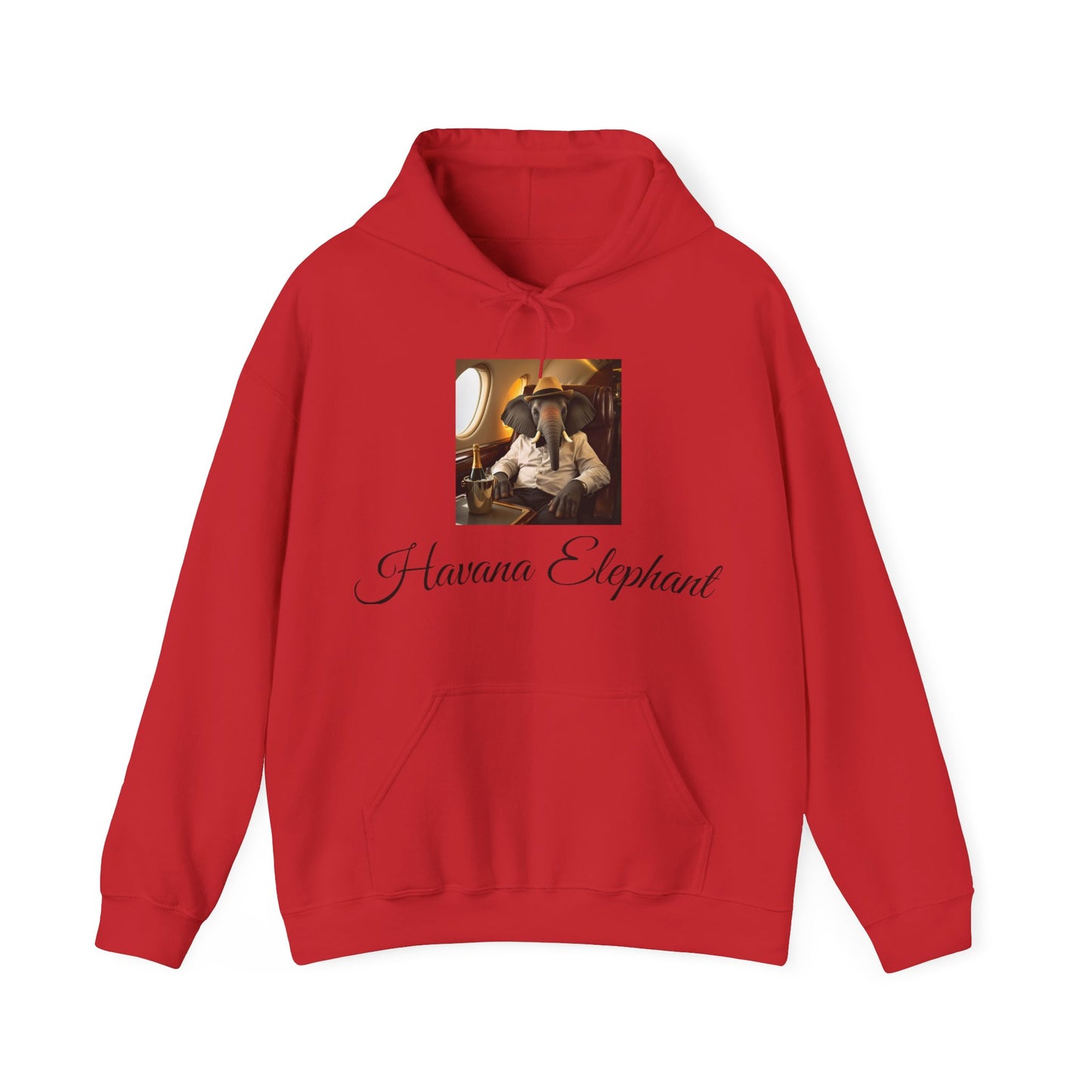 Sweatshirt - Heavy Blend Hooded - Havana Elephant -  First Class Voyager