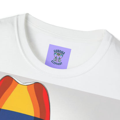 T-Shirt  - Unisex Softstyle - The colorful Havana Elephant Brand
