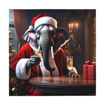 Christmas themed Havana Elephant Tablecloth