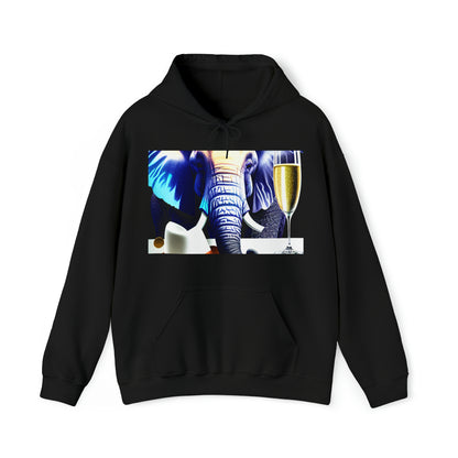 Havana Elephant Heavy Blend Hooded Sweatshirt