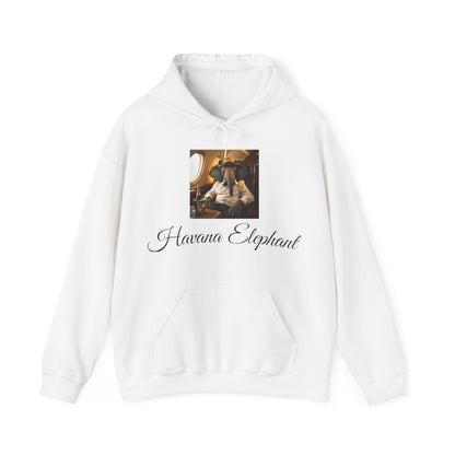 Sweatshirt - Heavy Blend Hooded - Havana Elephant -  First Class Voyager