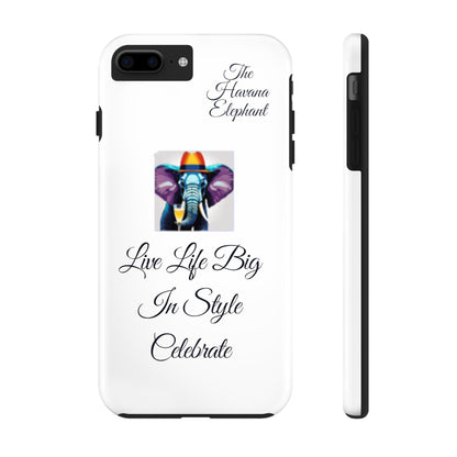 Tough phone case - Havana Elephant logo and motto.....