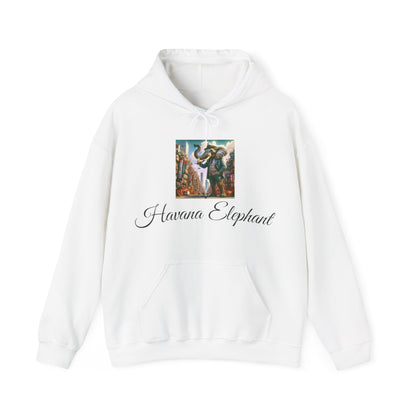 Sweatshirt -Heavy Blend Hooded  -  Havana Elephant - Tokyo