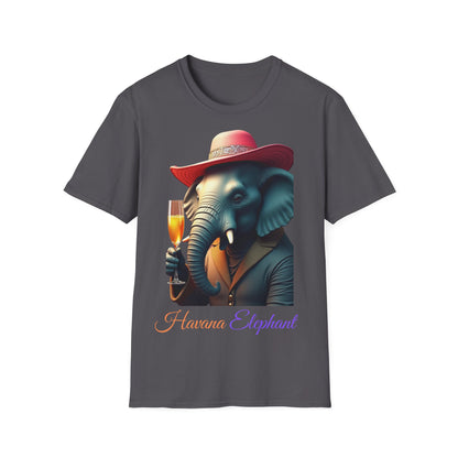 Havana Elephant T-Shirt - The Havana with pink Cuban Hat !