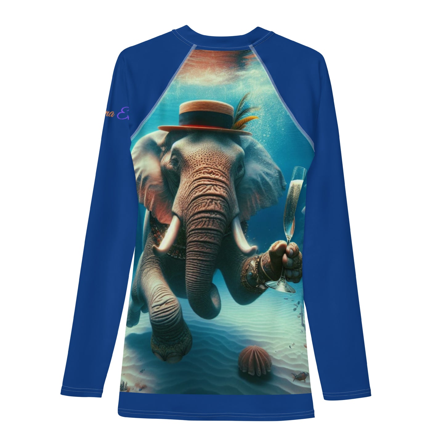 Men's Rash Guard  - Havana Elephant Style !