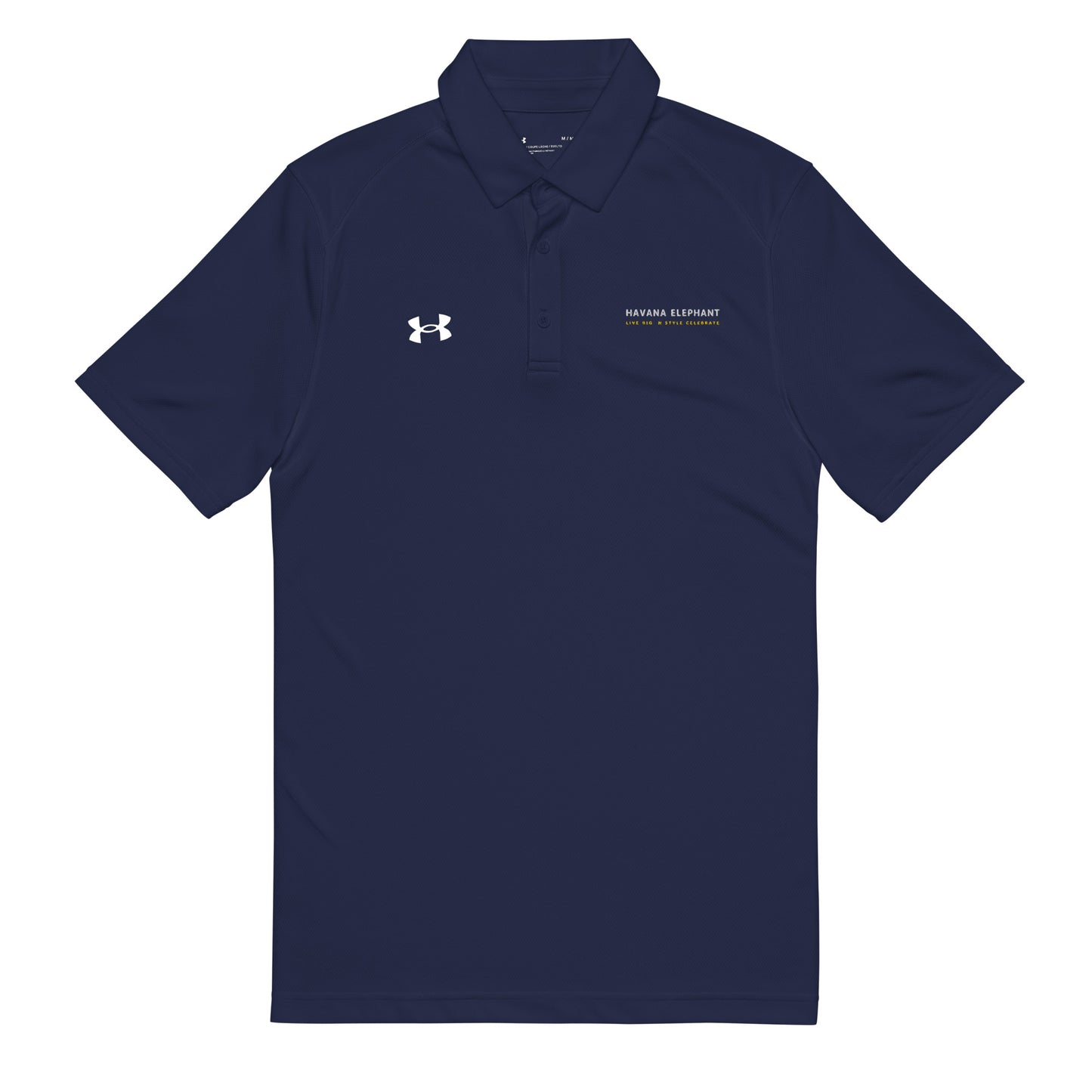 Premium Under Armour® men's polo -  Havana Elephant