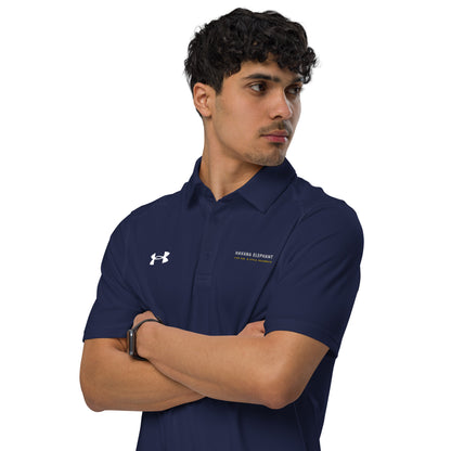 Premium Under Armour® men's polo -  Havana Elephant